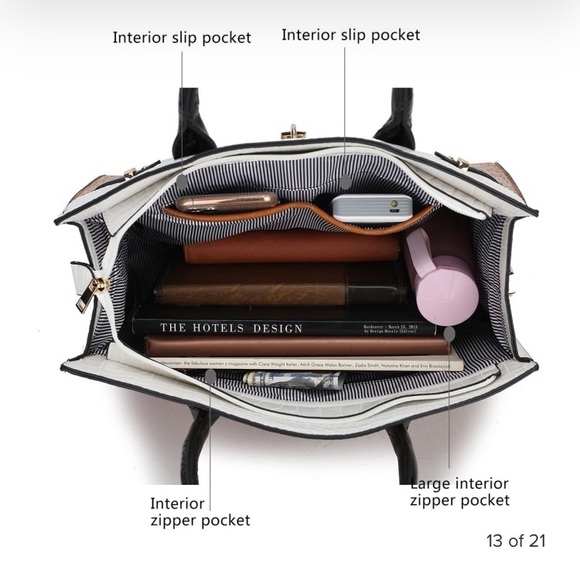 MKF Collection Anna Satchel & Wallet Set by Mia K. - Picture 8 of 14